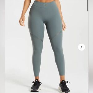 Gymshark Whitney Simmons Forest Green High Rise Leggings Large Sculpt Leggings